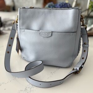 American Leather Co. - Light Blue Crossbody Bag